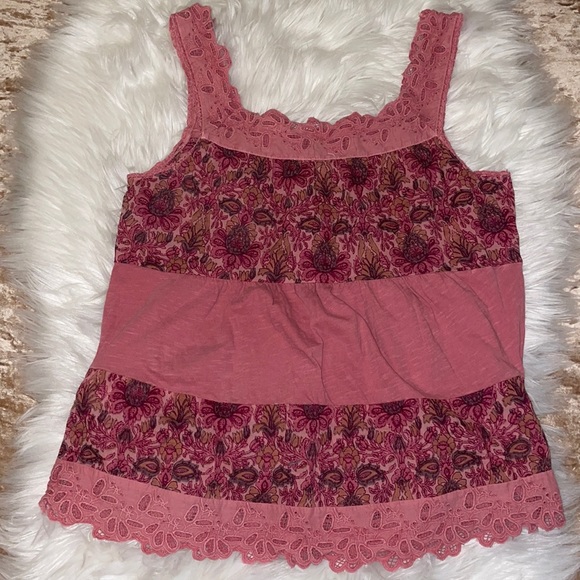 Boho Lucky Brand tank top - Picture 2 of 3